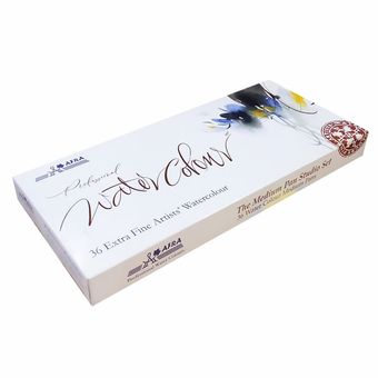 آبرنگ 36 رنگ افرا مدل Half Pans