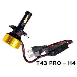 هدلایت توبیز زرد آفتابی فابریک☀️ T43 PRO(پایهH4) دو کنتاکت اورجینال | گارانتی (2عددی)