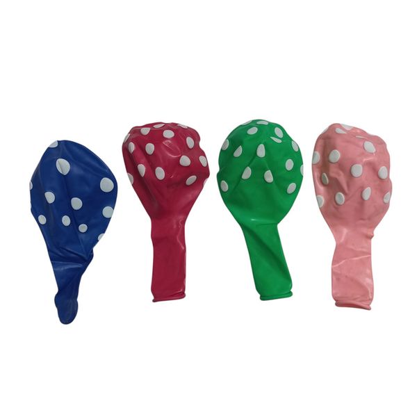 بادکنک مدل خال خالی بسته 28 عددی