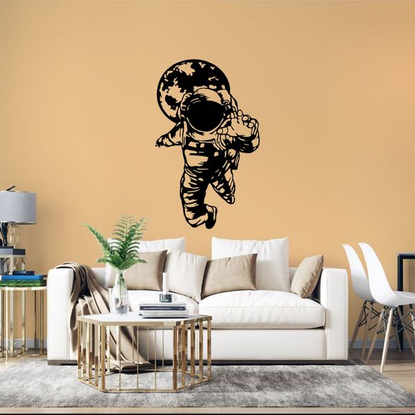 استیکر مدل چوبی طرح فضانورد کد S35