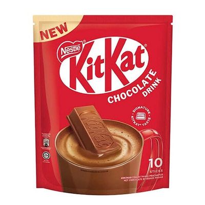 پودر فوری هات چاکلت کیت کت بسته  10عددی