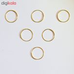 حلقه گیره کریستال لوستر کد 10014 بسته 1500 عددی*485