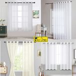 پرده تیکو دکو مدل حریر کلاسیک دو عددی سایز 150x270 سانتیمتر