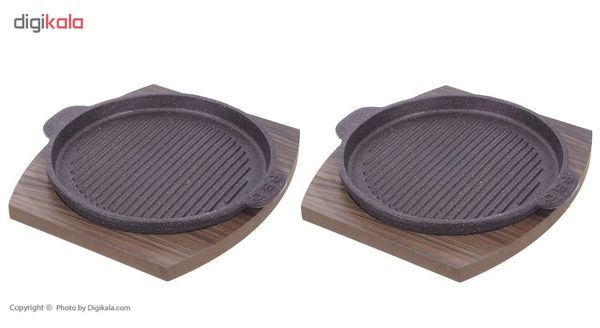 تابه چدن نالینو مدل فاهیتا سایز 20 بسته 2 عددی