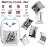 مینی پرینتر حرارتی مدل خرگوشی Eschen مدل ‎Portable Printer| MINI PRINTER