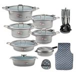 سرویس قابلمه و تابه گرانیت 25 پارچه ام جی اس مدل B کد GB2514