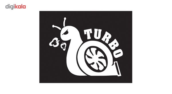 استیکر خودرو طرح Turbo