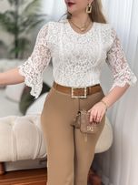 شومیز دانتل و گیپور 2781