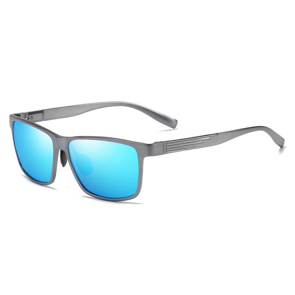 عینک آفتابی مستطیلی مدل LM3304 C09-P06-J09 Polarized Matte Gun