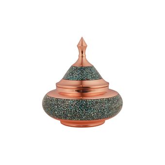 قندان فیروزه کوبی مدل سفینه کد 25