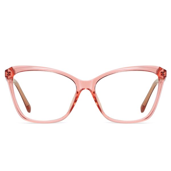 فریم عینک طبی گربه ای زنانه مدل O2006C4 مناسب برای صورت گرد و بیضی