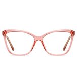 فریم عینک طبی گربه ای زنانه مدل O2006C4 مناسب برای صورت گرد و بیضی