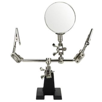 گیره لحیم کاری ذره بین دار با پایه چدنی JM501