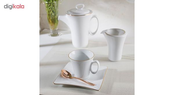 سرویس غذاخوری 97 پارچه چینی زرین سری وینچی الیسه مدل زرین درجه یک