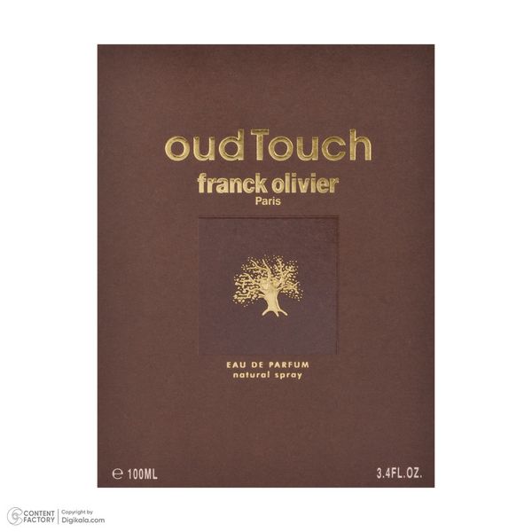 ادو پرفیوم مردانه فرانک اولیویر مدل Oud Touch حجم 100 میلی لیتر
