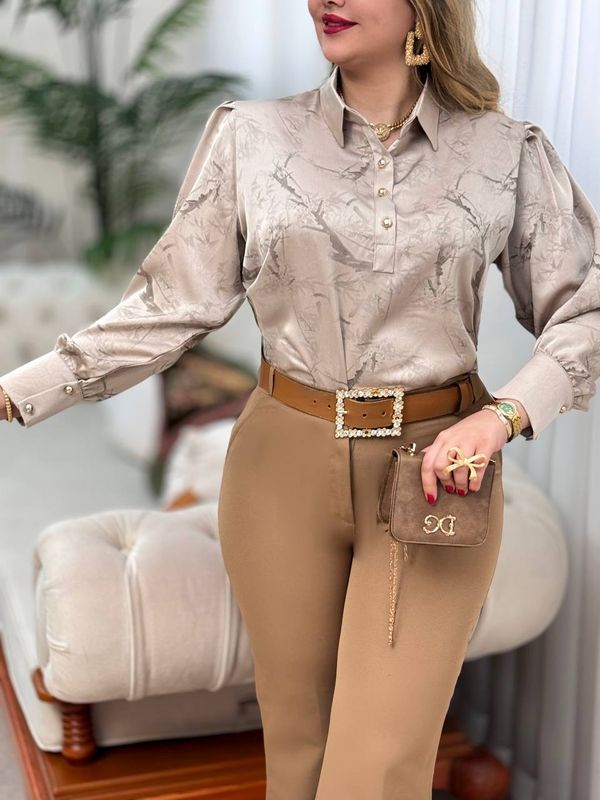 شومیز ساتن منیژه 2831