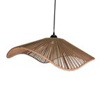 لوستر بافتنی مدل دفرمه مکرومه کد 60