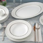 سرویس غذاخوری 102 پارچه 12 نفر چینی زرین ایران مدل Hadiye سری ایتالیا اف درجه یک