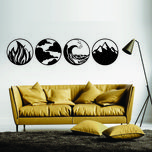 استیکر مدل چهارفصل A23 مجموعه 4 عددی