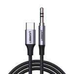 کابل تبدیل USB-C به جک 3.5mm یوگرین مدل CM450-20192 طول 1 متر