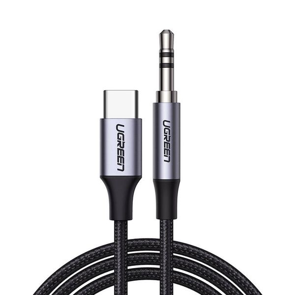 کابل تبدیل USB-C به جک 3.5mm یوگرین مدل CM450-20192 طول 1 متر