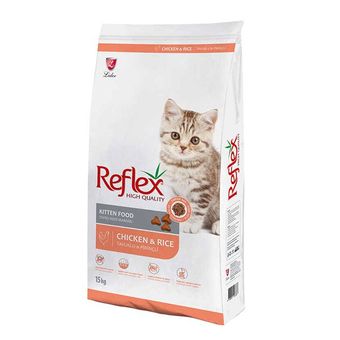 غذای خشک گربه رفلکس مدل kitten وزن 15 کیلوگرم