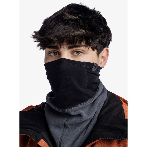 دستمال سر و گردن باف مدل Solid Graphite کد G2025