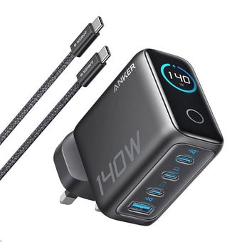 شارژر دیواری 140 وات چهار پورت انکر مدل B2697 سه پین