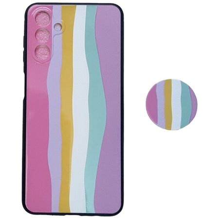  کاور  کد GALAX-55 مناسب برای گوشی موبایل سامسونگ Galaxy A13 5G به همراه پایه نگهدارنده