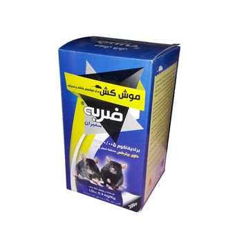 سم موش کش ضربه مدل پلت سمیران برادیفاکوم کد TBZ01 وزن 200 گرم
