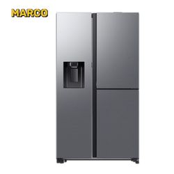 یخچال ساید بای ساید سامسونگ مدل RS80F64GDTKW ضمانت اصالت کالا و ارسال فوری /گارانتی 18 ماهه مارکو تجارت