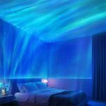 چراغ خواب و اسپیکر شفق قطبی طرح aurora box مدل s10