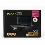 گیرنده دیجیتال دنای مدل HEVC-FULL HD به همراه آنتن رومیزی سیما باخ