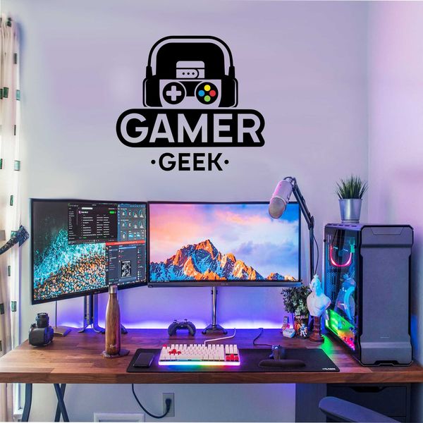 استیکر والتت مدل GAMER GEEK