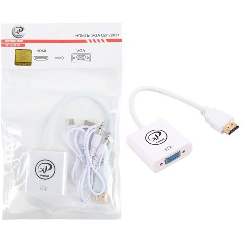 تبدیل HDMI TO VGA مدل XP-HV867H با آداپتور