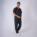 ست پیراهن و شلوار مردانه مدل پارچه مراکشی بیسکویتی 1