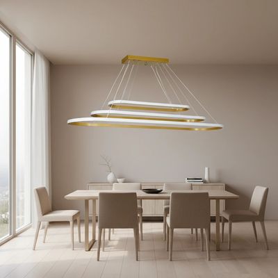 لوستر آویز مدرن شاهان  مدل oval/set3