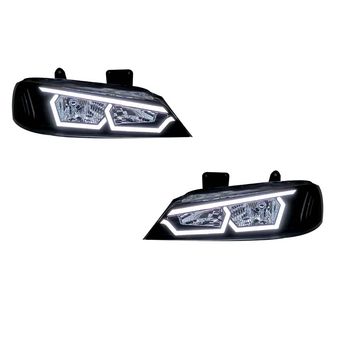 چراغ جلو خودرو گروه پژوهش صنعت مدرن مدل YAKOZA مناسب برای پژو پارس بسته دو عددی