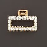 کلیپس مو زنانه مدل مستطیل نگین دار *524