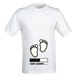 تیشرت بارداری طرح loading کد b15