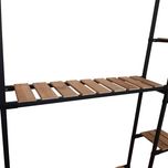 رگال لباس و کمد باز چوب و فلز مدل گنجینه