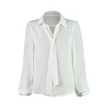 شومیز آستین بلند یقه برگردان زنانه مدل MDSS-CH1457