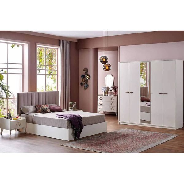 سرویس تخت خواب دو نفره مدل نور سایز 160×200 سانتی متر
