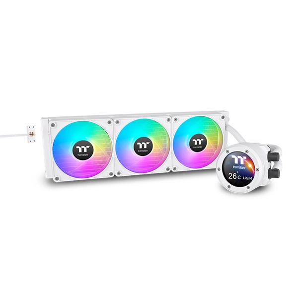 CPU LIQUID COOLING DISPLAY Thermaltake TH420 V2 Ultra EX White
