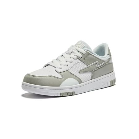 ERKE Xtep Comfort Breathable Low-Top Skate Shoes 'Pure White Light Grey' 11122201312-005