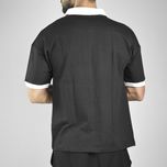 پولوشرت آستین کوتاه ورزشی مردانه مدل نیم زیپ کد 177986