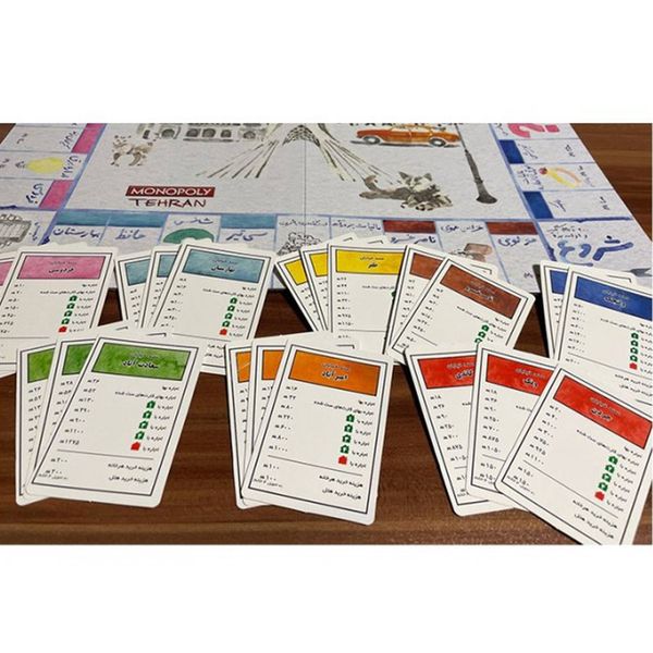 بازی فکری مدل مونوپولی طهران