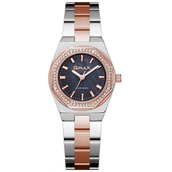 ساعت مچی عقربهای کوارتز زنانه اوماکس مدل sq_bs008c2sio