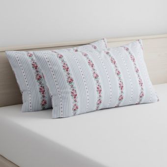 رو بالشی انگلیش هوم مدل Cottage Stripe سایز 50x70 سانتی متر بسته 2 عددی