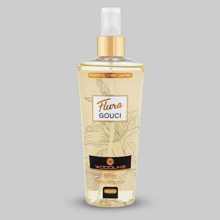 بادی اسپلش زنانه وودلایک مدل Flura Gouci حجم 250 میلی‌لیتر